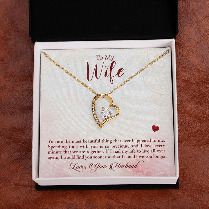 To My Wife | Forever With You - Forever Love Necklace