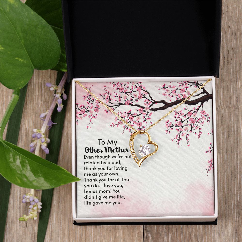 To My Mother-In-Law | A Heart of Love, A Smile of Joy - Forever Love Necklace