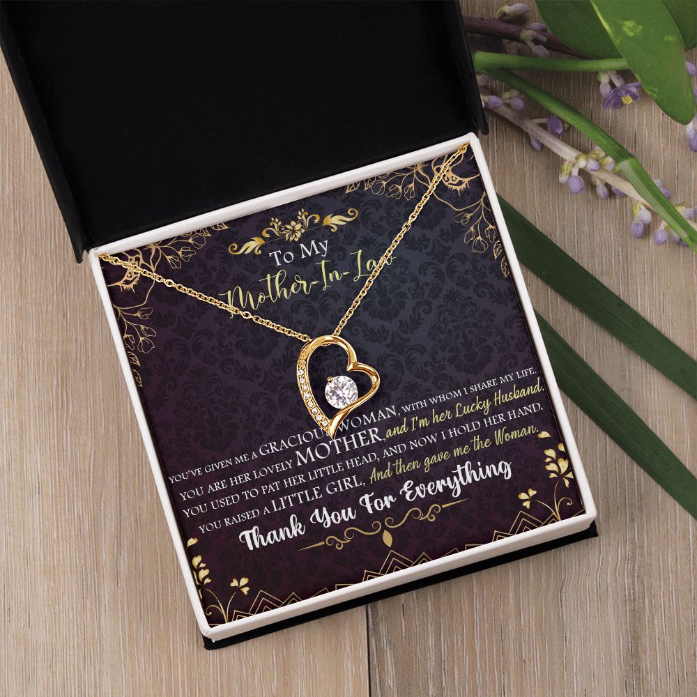 To My Mother-in-Law | Thank you for everything - Forever Love Necklace
