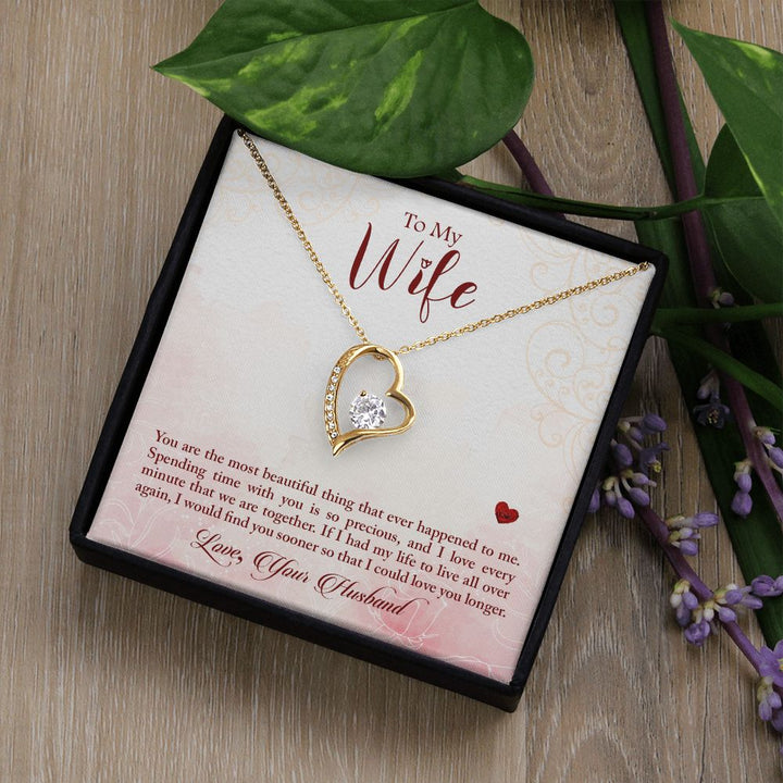 To My Wife | Forever With You - Forever Love Necklace