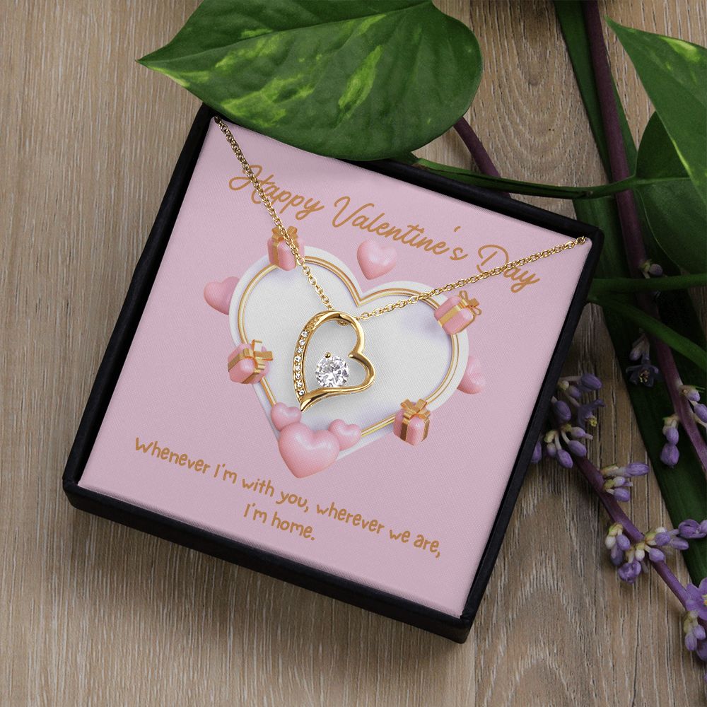 Happy Valentine's Day | Home with You - Forever Love Necklace