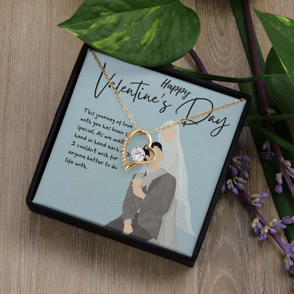 Happy Valentine's Day | A Love to Last a Lifetime - Forever Love Necklace