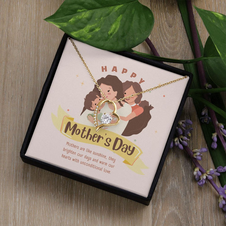 Happy Mother's Day | Mothers are like Sunshine - Forever Love Necklace