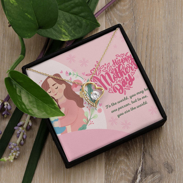 Happy Mother's Day | You are the world - Forever Love Necklace