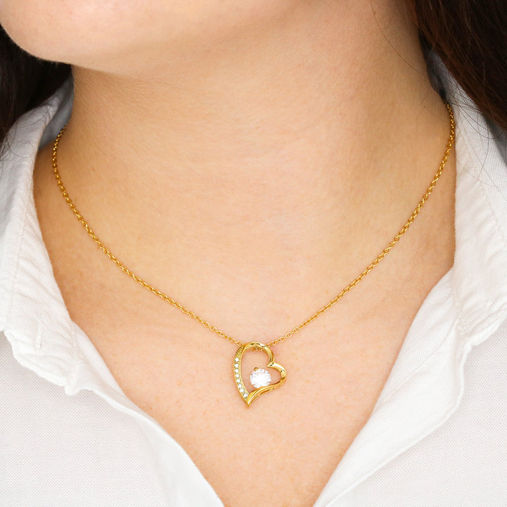 To My Sister | To the sister who lights up my world - Forever Love Necklace