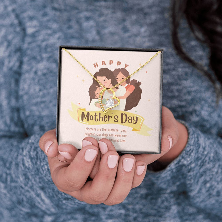 Happy Mother's Day | Mothers are like Sunshine - Forever Love Necklace