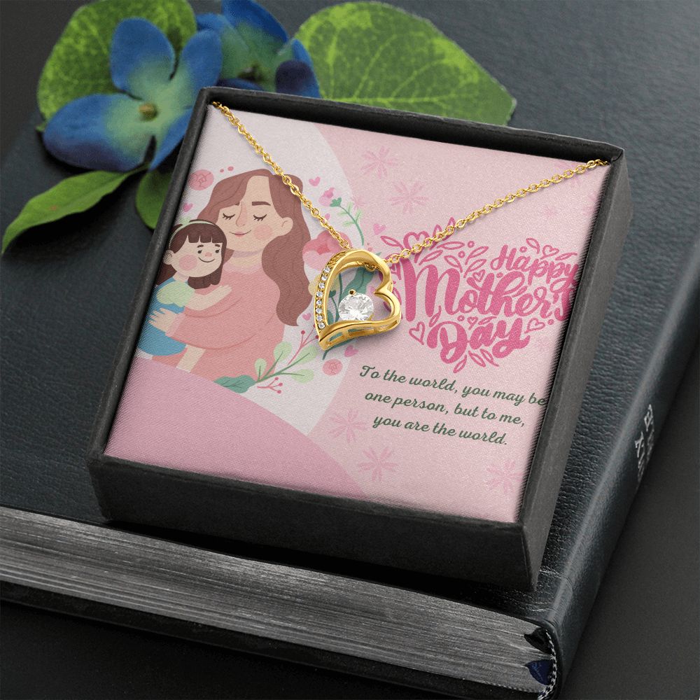 Happy Mother's Day | You are the world - Forever Love Necklace