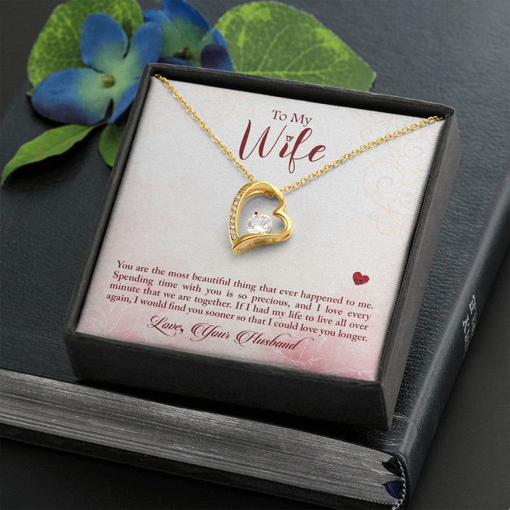 To My Wife | Forever With You - Forever Love Necklace