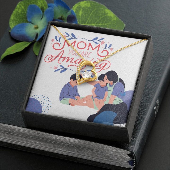 Happy Mother's Day | Mom you are amazing - Forever Love Necklace