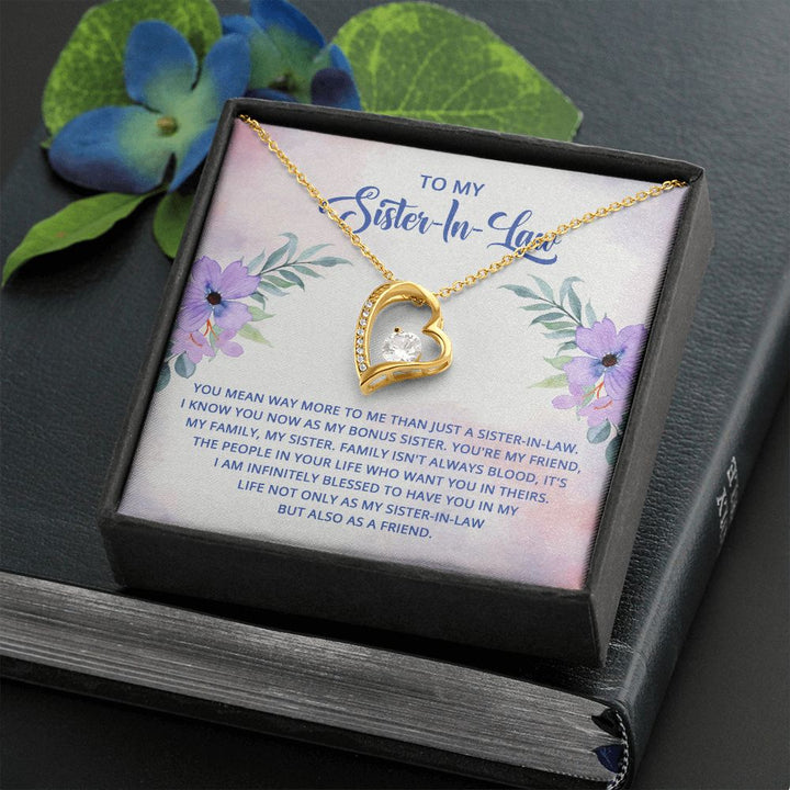 To My Sister-In-Law | The Joy of a Bonus Sister - Forever Love Necklace