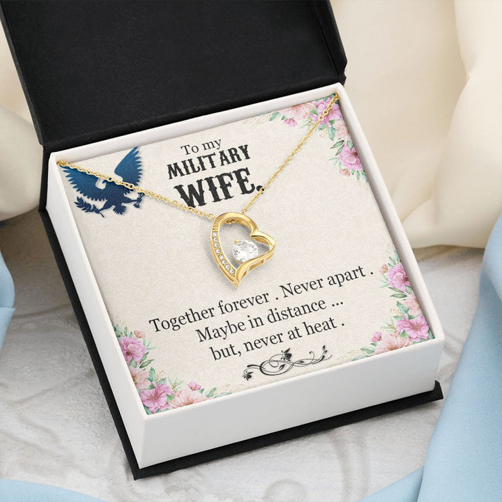 To My Wife | My Military Wife - Forever Love Necklace