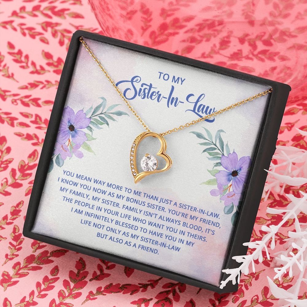 To My Sister-In-Law | The Joy of a Bonus Sister - Forever Love Necklace