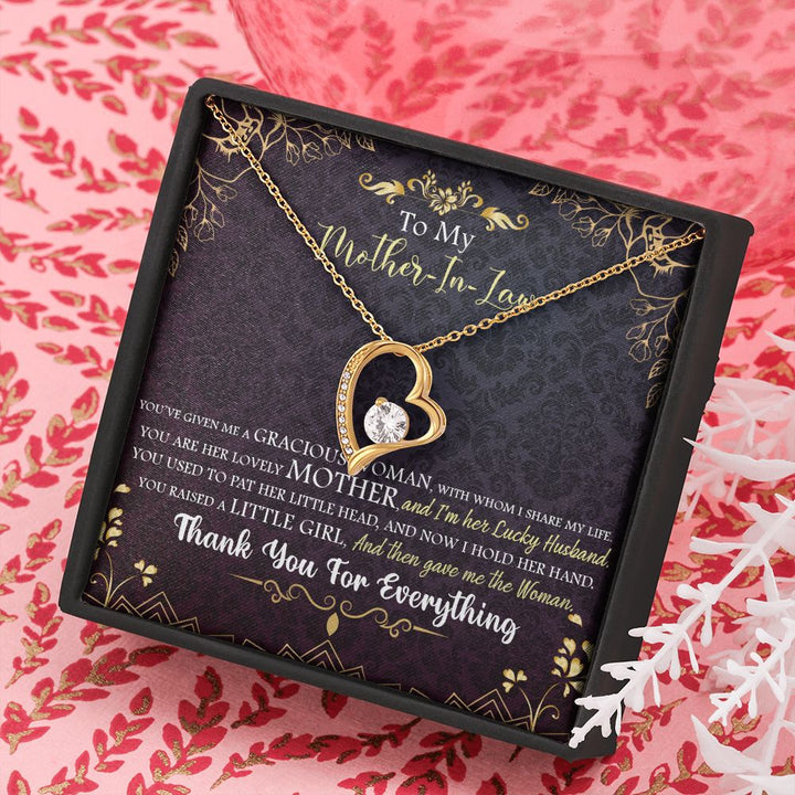 To My Mother-in-Law | Thank you for everything - Forever Love Necklace