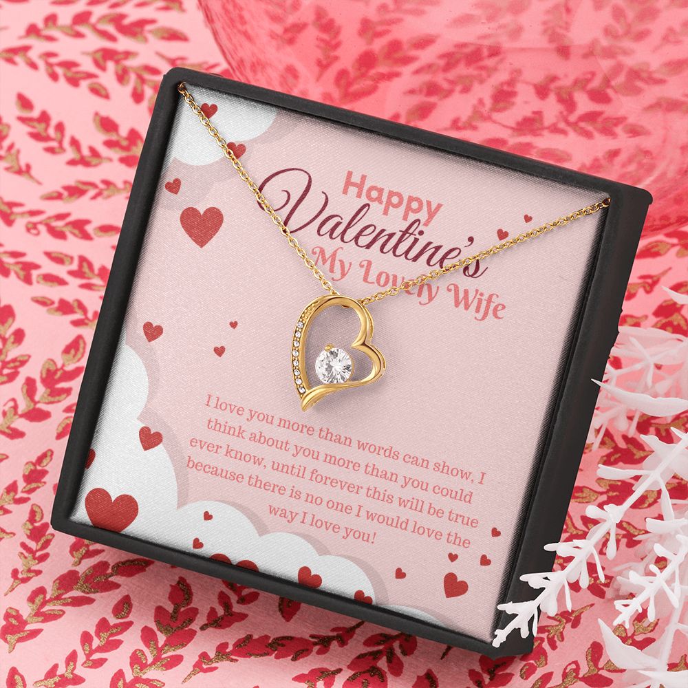 Valentine's Day | My Lovely Wife - Forever Love Necklace