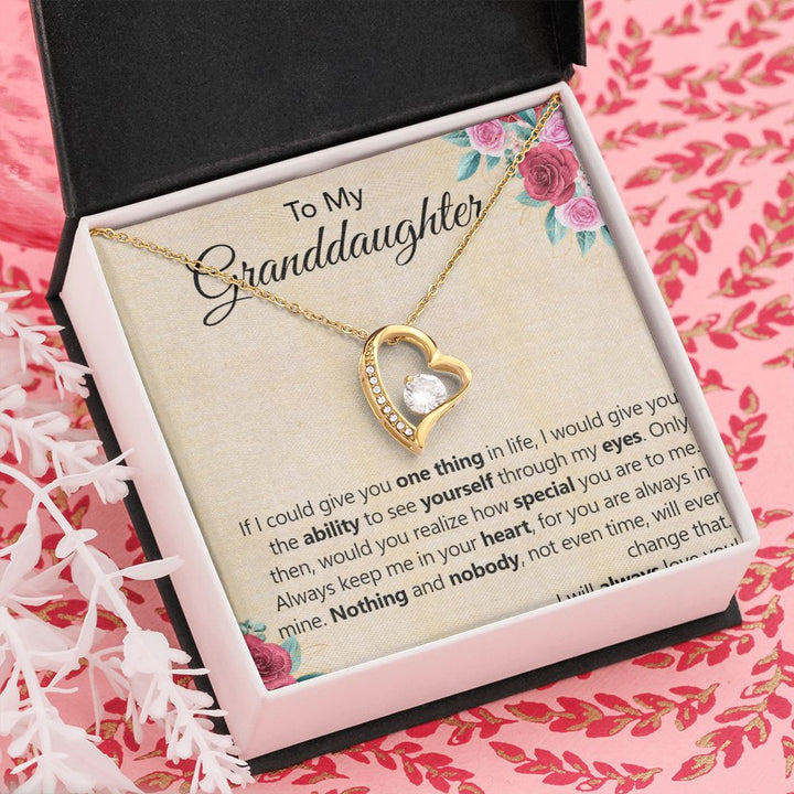 To My Granddaughter | The Special Person You Are to Me - Forever Love Necklace