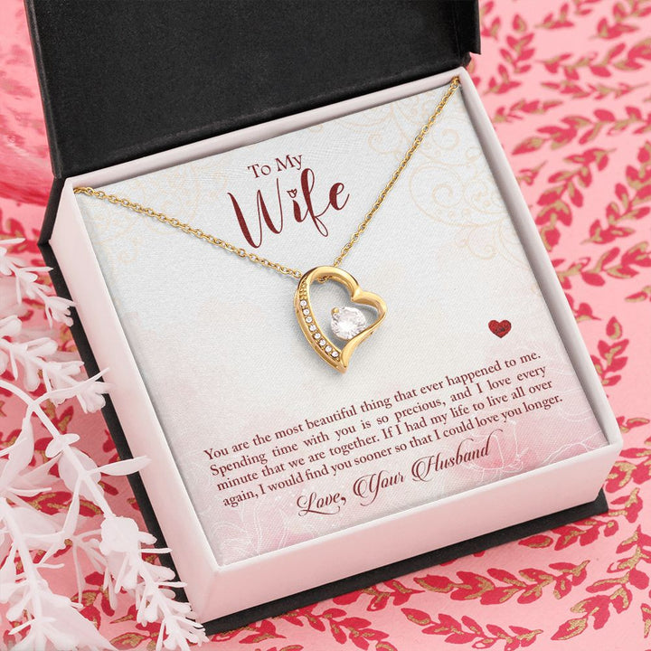 To My Wife | Forever With You - Forever Love Necklace