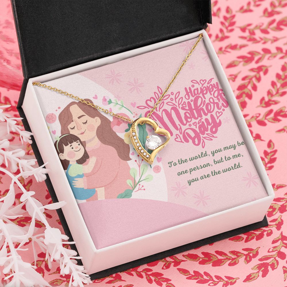 Happy Mother's Day | You are the world - Forever Love Necklace