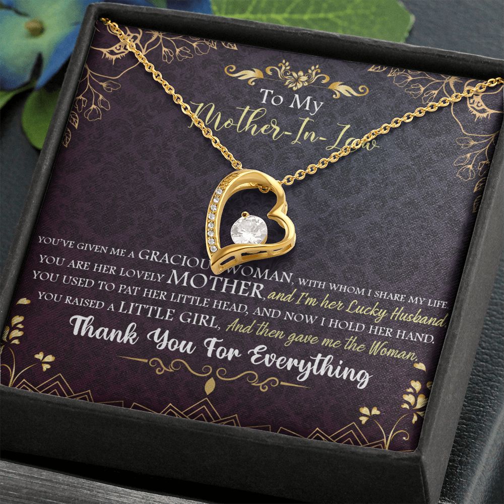 To My Mother-in-Law | Thank you for everything - Forever Love Necklace