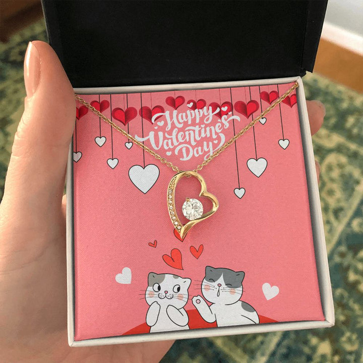 Happy Valentine's Day | You are My One and Only - Forever Love Necklace