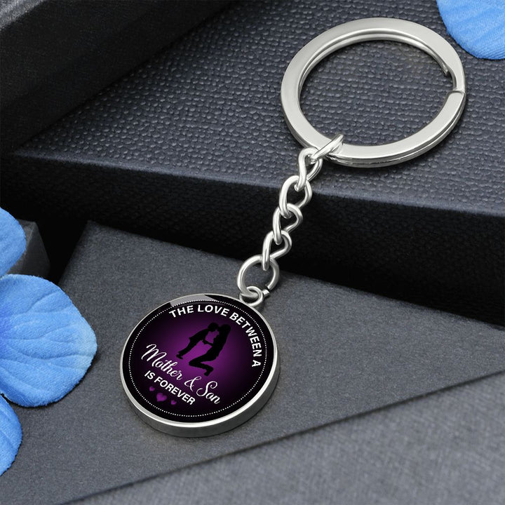 Mother and Son | The Love Between is Forever - Circle Keychain