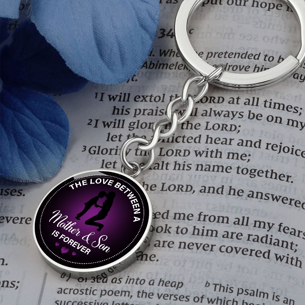 Mother and Son | The Love Between is Forever - Circle Keychain