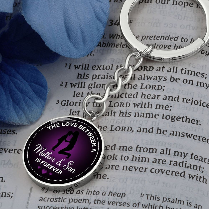 Mother and Son | The Love Between is Forever - Circle Keychain