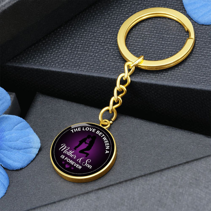 Mother and Son | The Love Between is Forever - Circle Keychain
