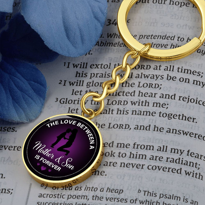 Mother and Son | The Love Between is Forever - Circle Keychain