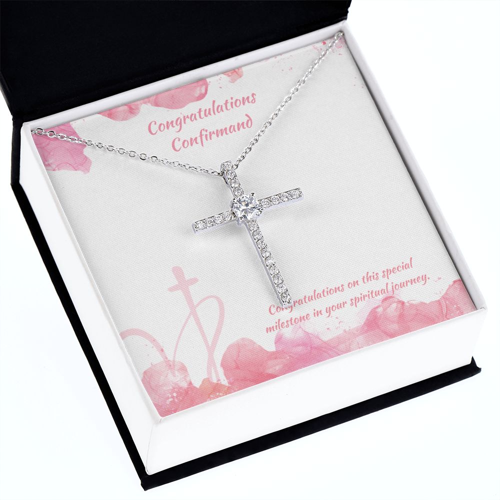 Congratulations Confirmand | Special Milestone in your Spiritual Journey - CZ Cross Necklace