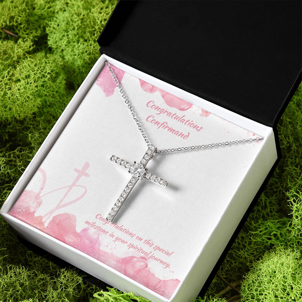 Congratulations Confirmand | Special Milestone in your Spiritual Journey - CZ Cross Necklace