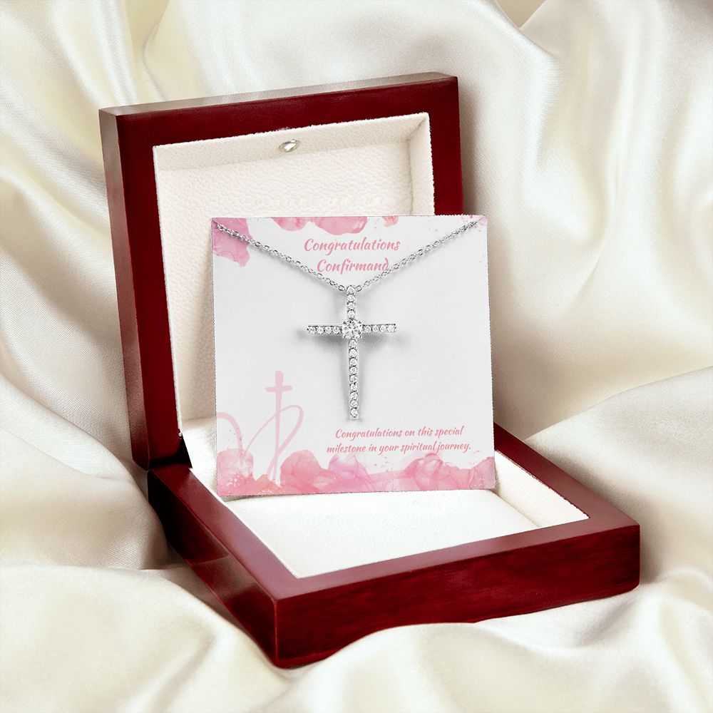 Congratulations Confirmand | Special Milestone in your Spiritual Journey - CZ Cross Necklace