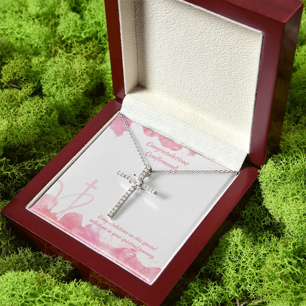 Congratulations Confirmand | Special Milestone in your Spiritual Journey - CZ Cross Necklace