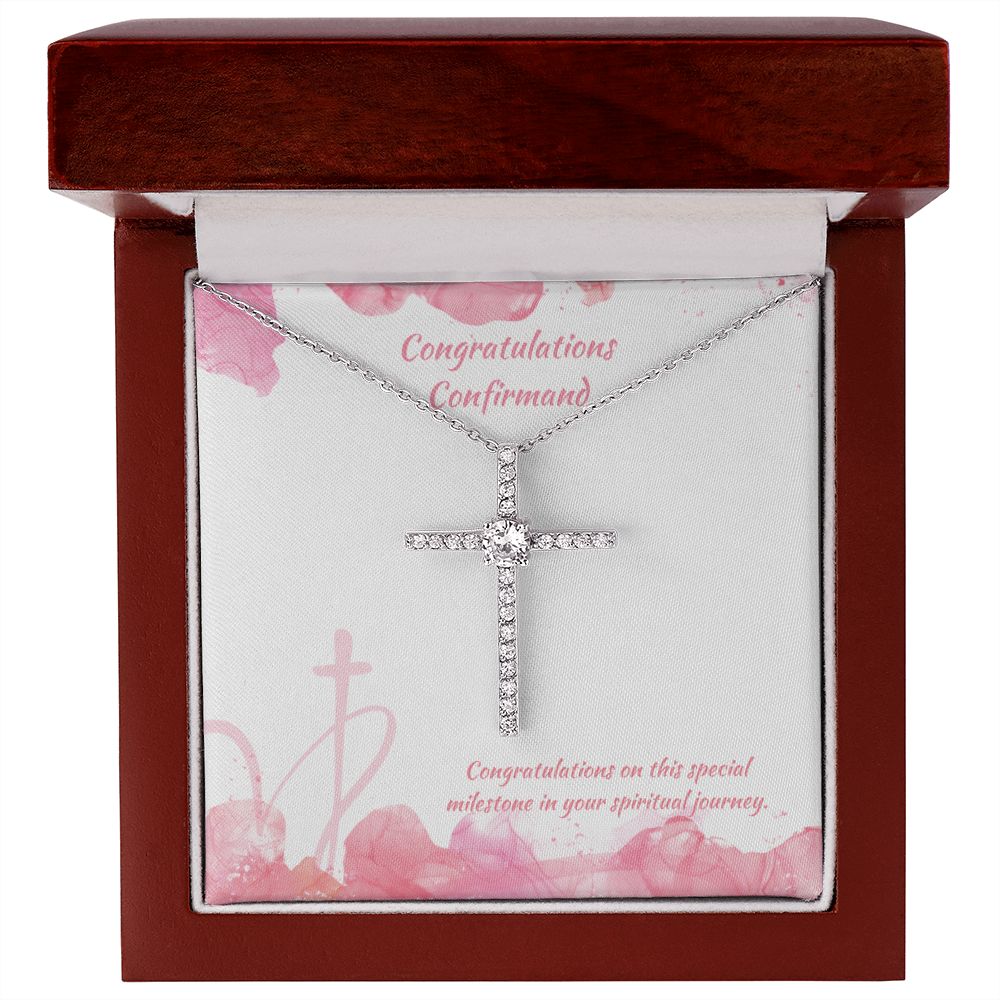 Congratulations Confirmand | Special Milestone in your Spiritual Journey - CZ Cross Necklace