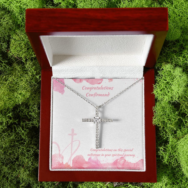 Congratulations Confirmand | Special Milestone in your Spiritual Journey - CZ Cross Necklace