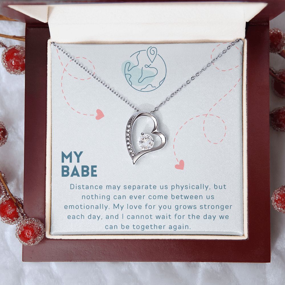 My Babe | I cannot wait for the day we can be together again - Forever Love Necklace