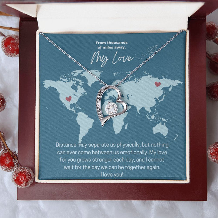 My Love | From Thousands of Miles Away - Forever Love Necklace