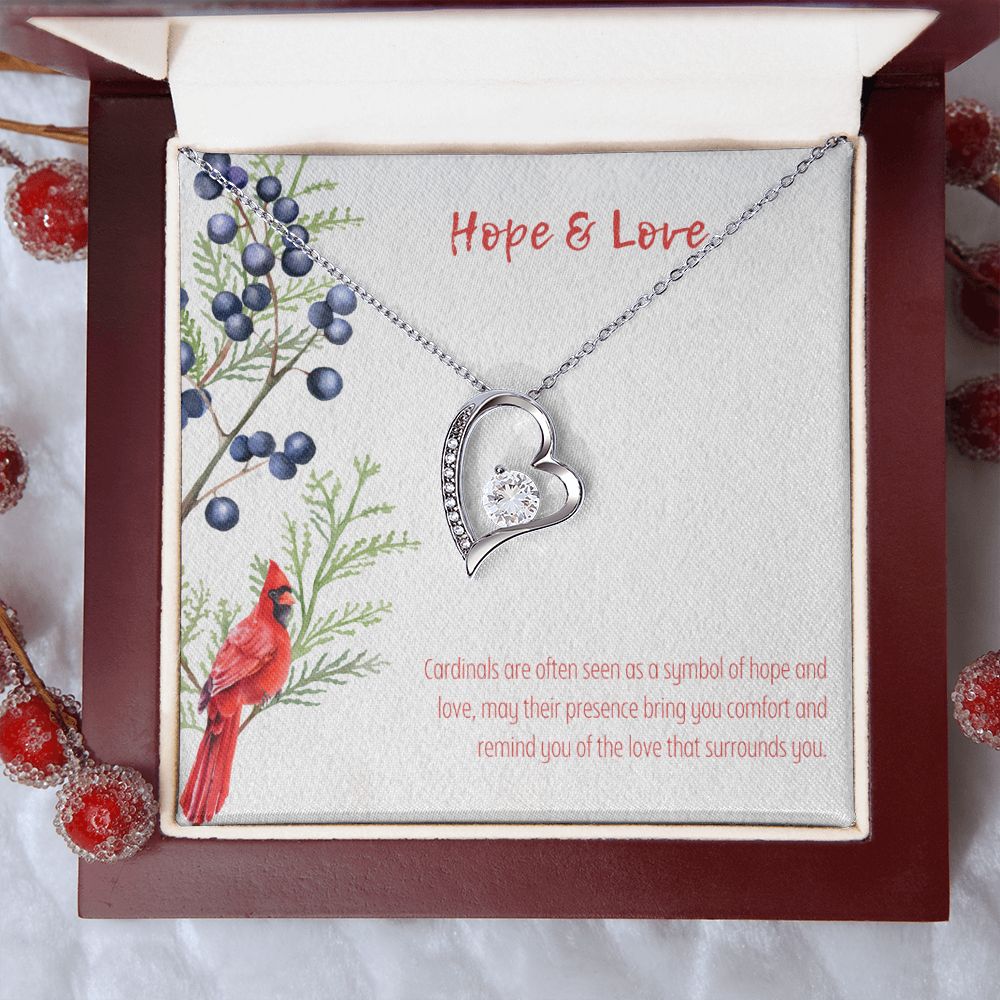 Hope & Love | Cardinals are often seen as a symbol of hope and love - Forever Love Necklace