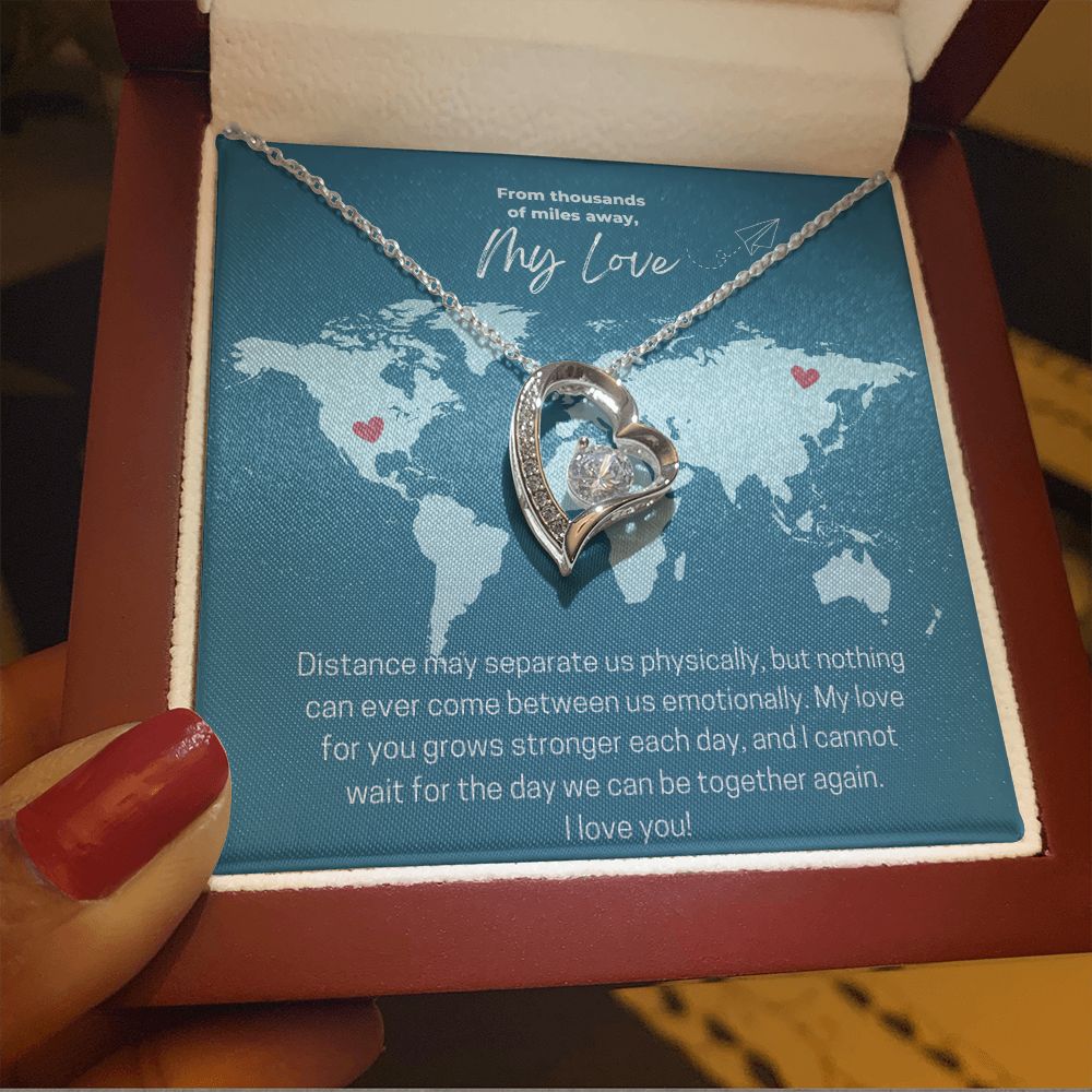 My Love | From Thousands of Miles Away - Forever Love Necklace