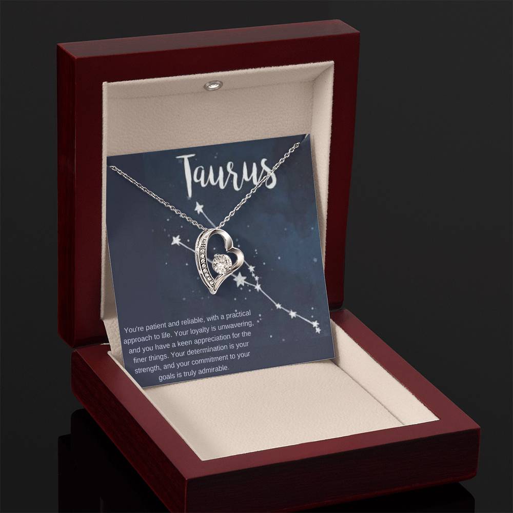 Taurus | You're patient and reliable, with a practical approach to life - Forever Love Necklace