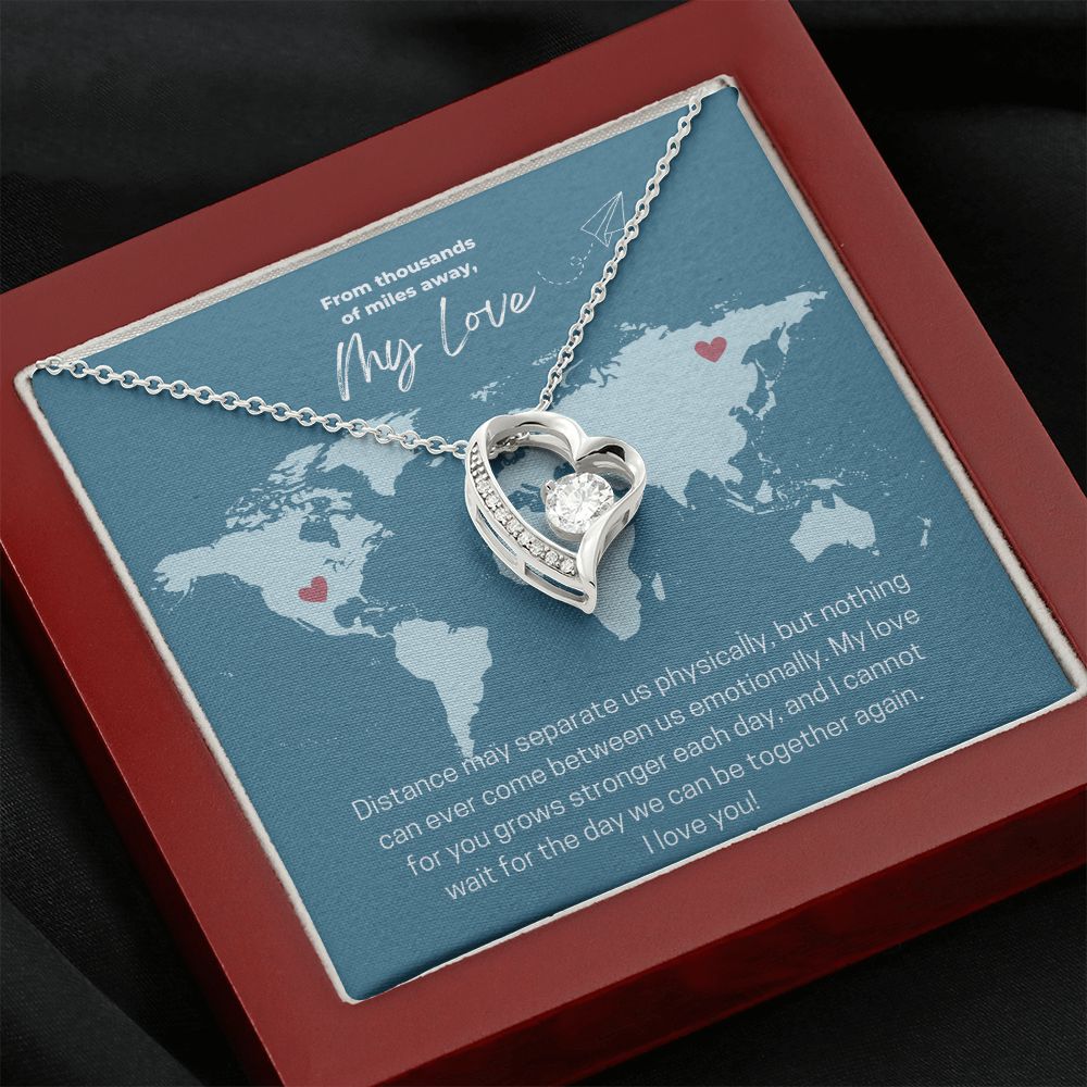 My Love | From Thousands of Miles Away - Forever Love Necklace