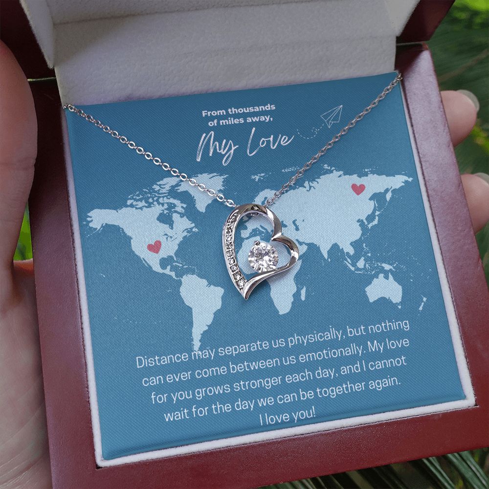 My Love | From Thousands of Miles Away - Forever Love Necklace