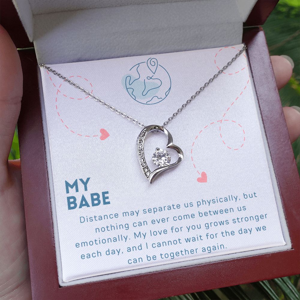 My Babe | I cannot wait for the day we can be together again - Forever Love Necklace