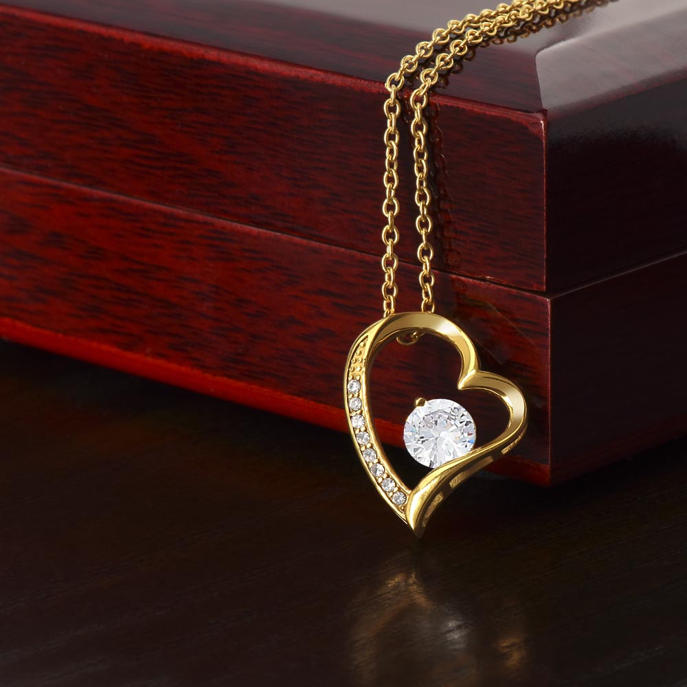 To My Bridesmaid | I'm beyond grateful to have you by my side on my big day -Forever Love Necklace