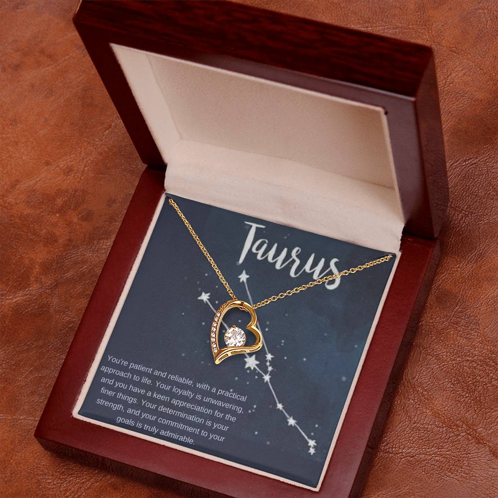 Taurus | You're patient and reliable, with a practical approach to life - Forever Love Necklace