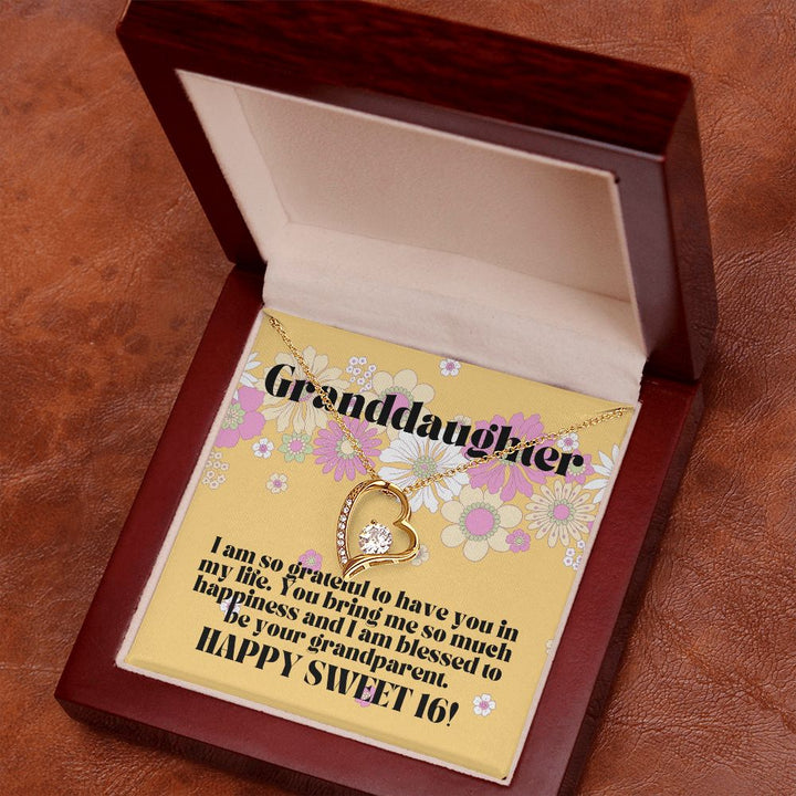 Granddaughter | I am so grateful to have you in my life - Forever Love Necklace