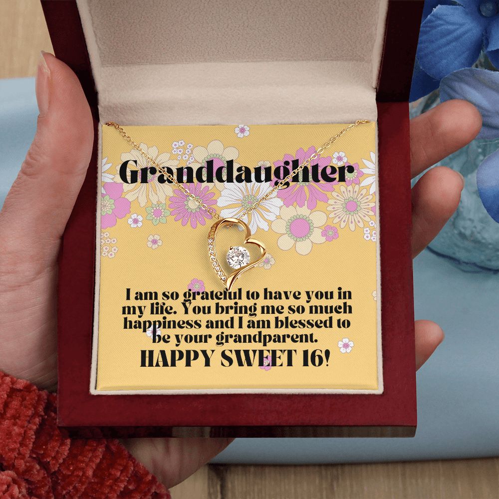 Granddaughter | I am so grateful to have you in my life - Forever Love Necklace