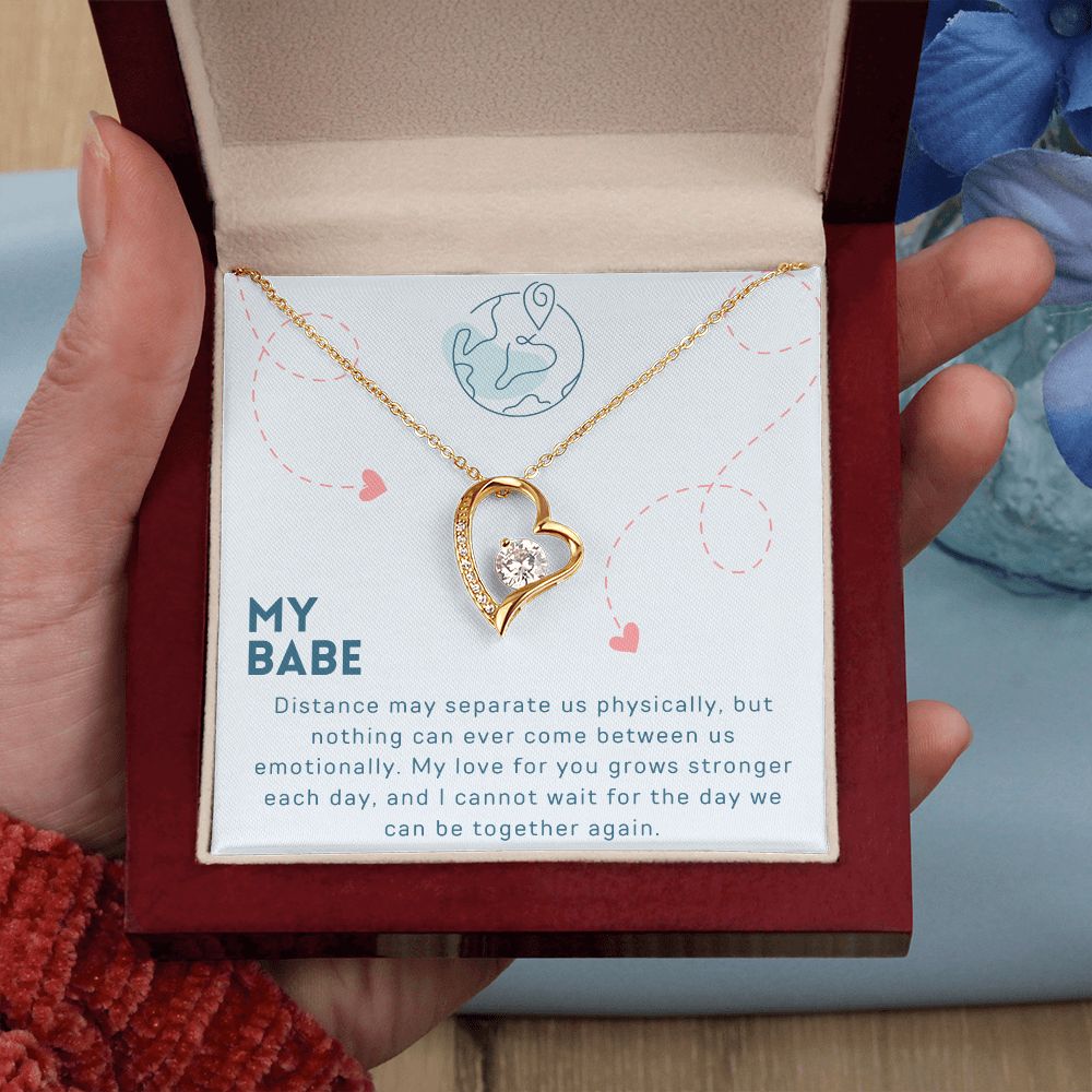 My Babe | I cannot wait for the day we can be together again - Forever Love Necklace