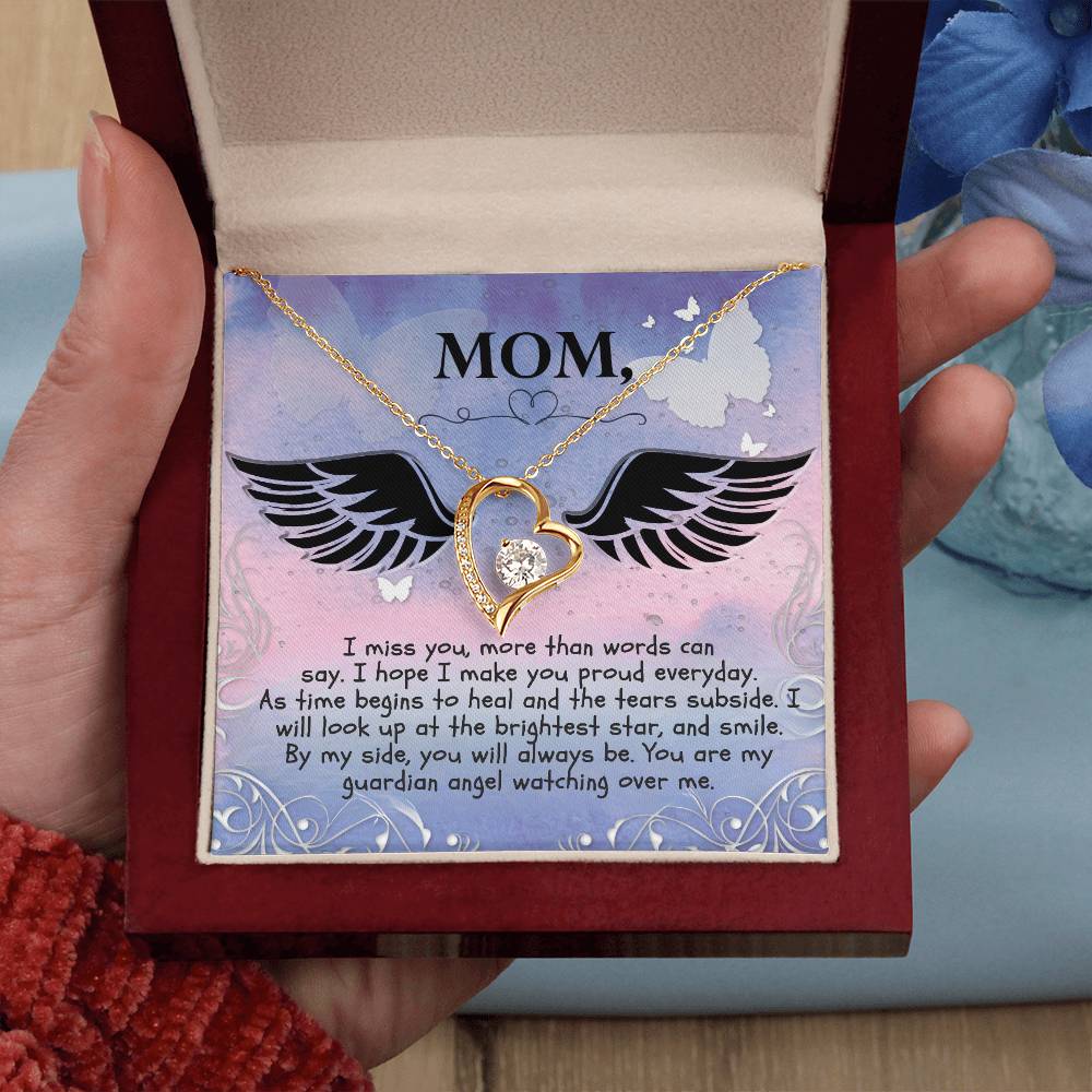 Mom | I miss you more than words can say. I hope  I make you proud everyday. - Forever Love Necklace