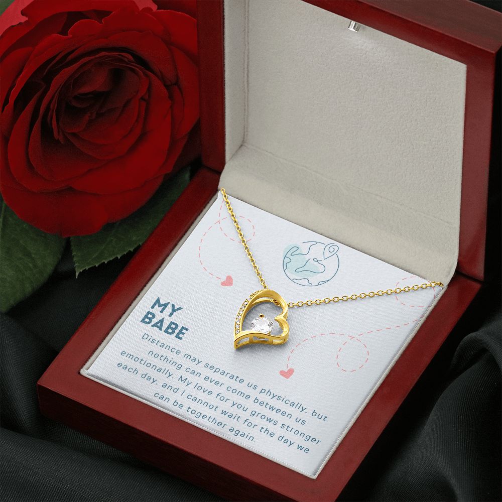 My Babe | I cannot wait for the day we can be together again - Forever Love Necklace