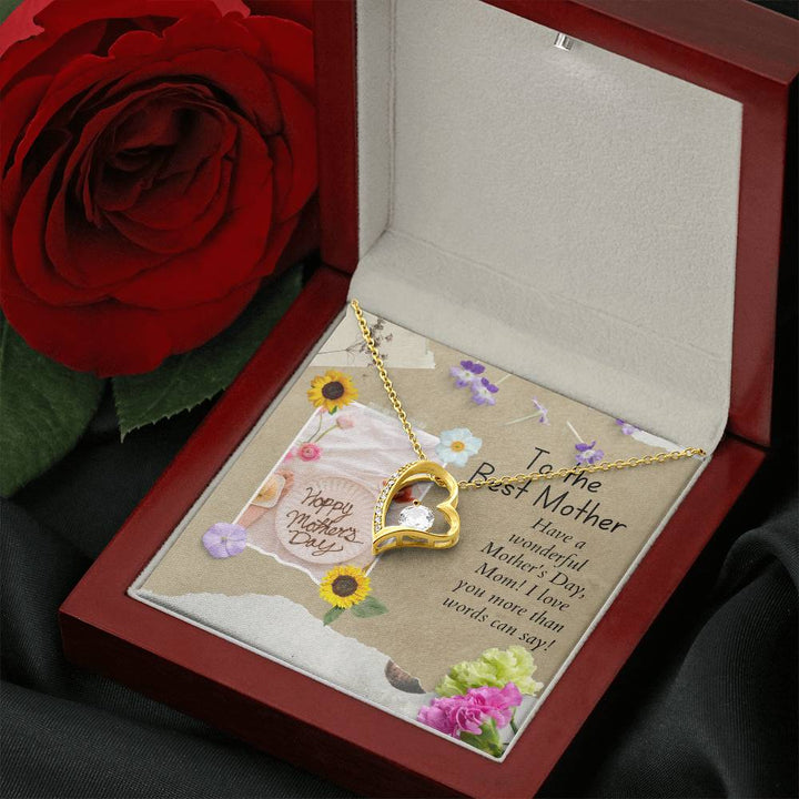 Happy Mother's Day | I love you more than words can say! - Forever Love Necklace